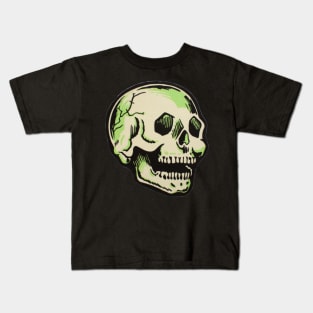 Vintage Skull Halloween Kids T-Shirt